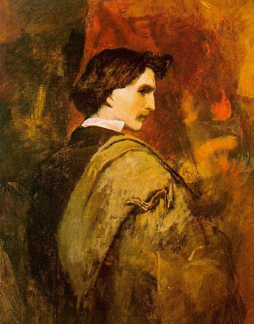 Anselm Feuerbach Self Portrait e